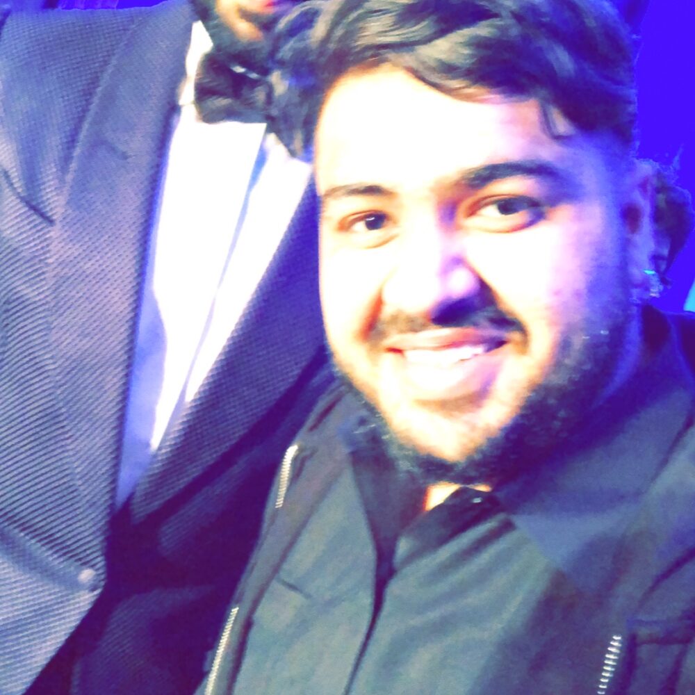 Zubair Firoz with Bollywood Celebrity