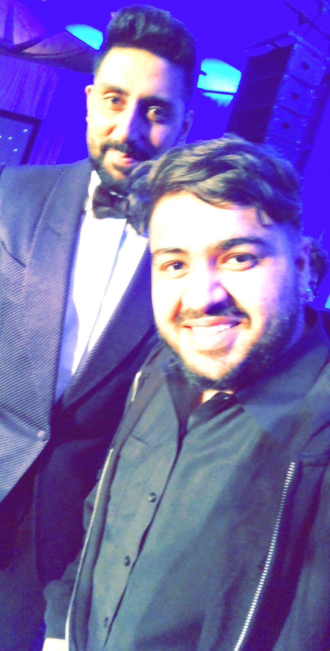 Zubair Firoz with Bollywood Celebrity