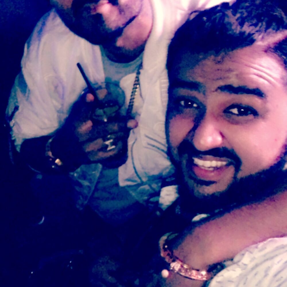 Zubair Firoz with Bollywood Celebrity