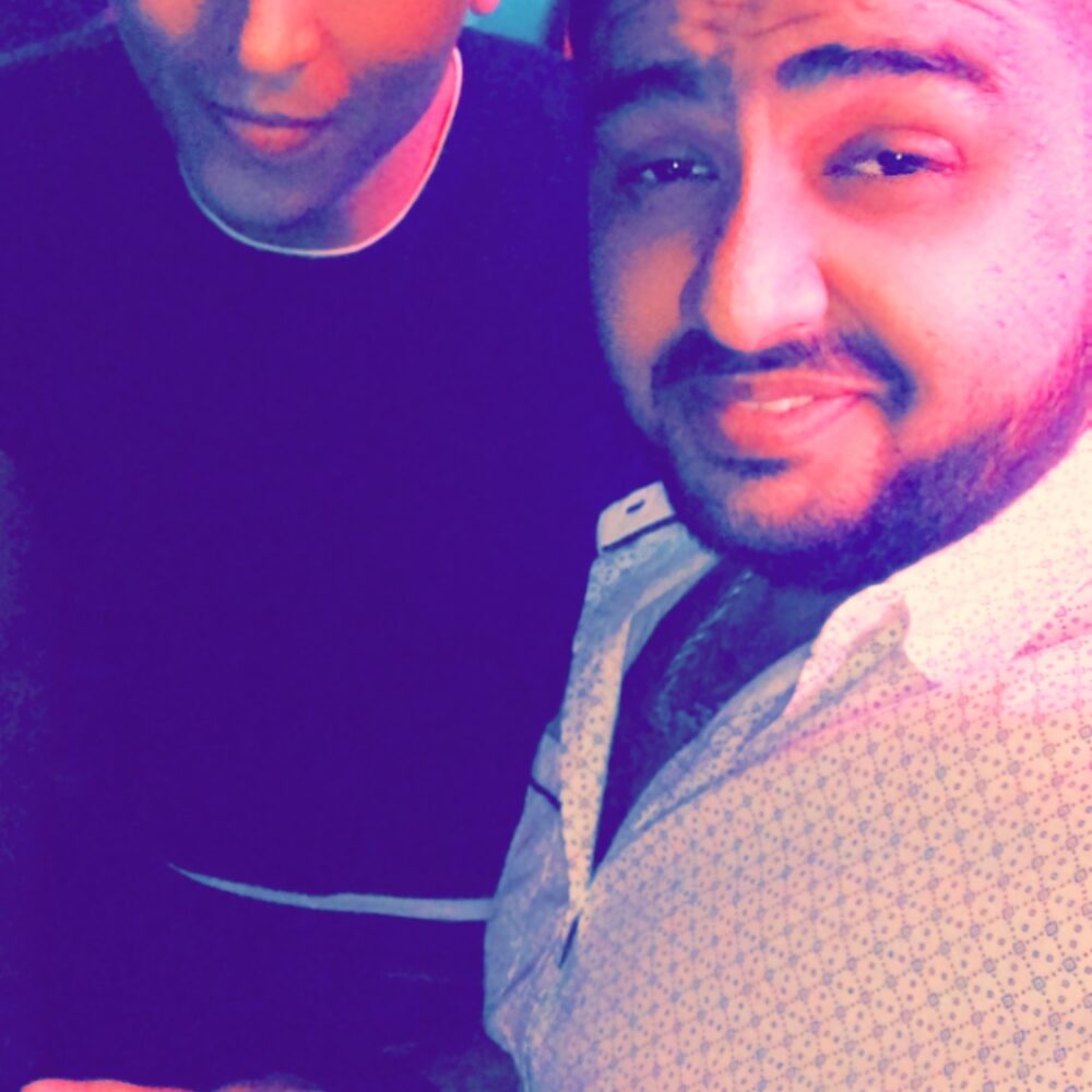 Zubair Firoz with Bollywood Celebrity