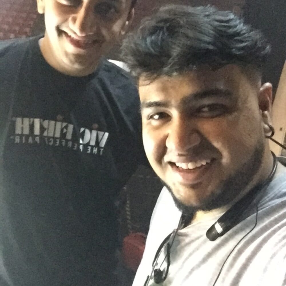 Zubair Firoz with Bollywood Celebrity