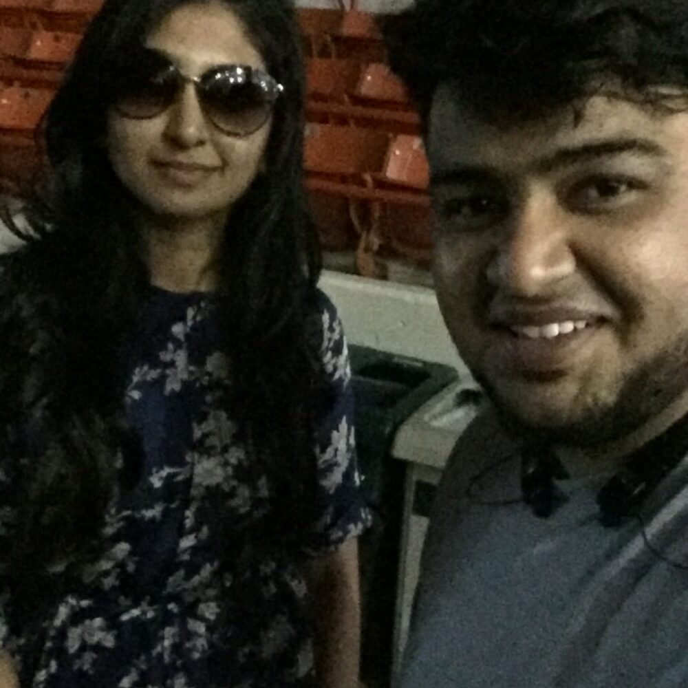 Zubair Firoz with Bollywood Celebrity