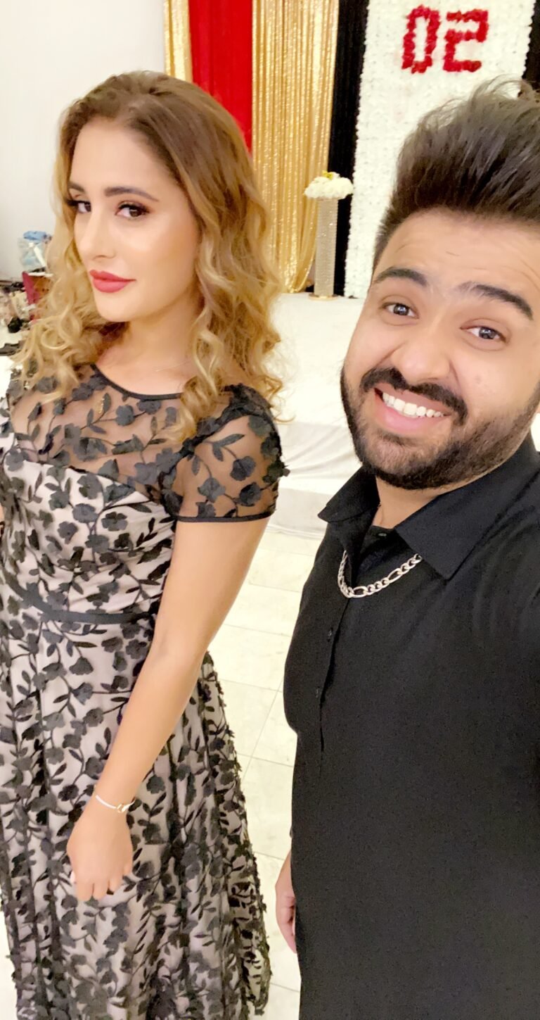 Zubair Firoz with Bollywood Celebrity